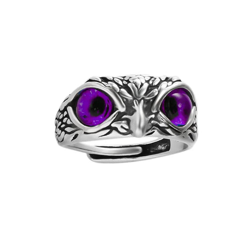 Opening Adjustable Ring Alloy Branch Owl Ring Fashion Jewelry Female