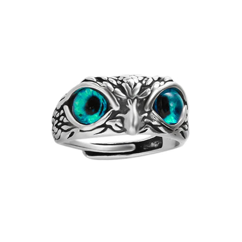Opening Adjustable Ring Alloy Branch Owl Ring Fashion Jewelry Female