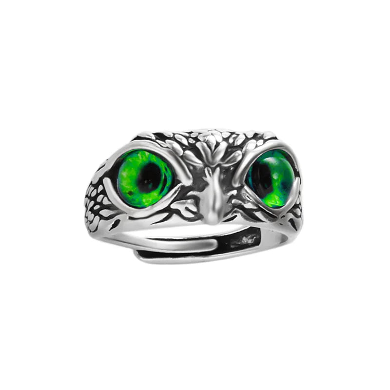 Opening Adjustable Ring Alloy Branch Owl Ring Fashion Jewelry Female