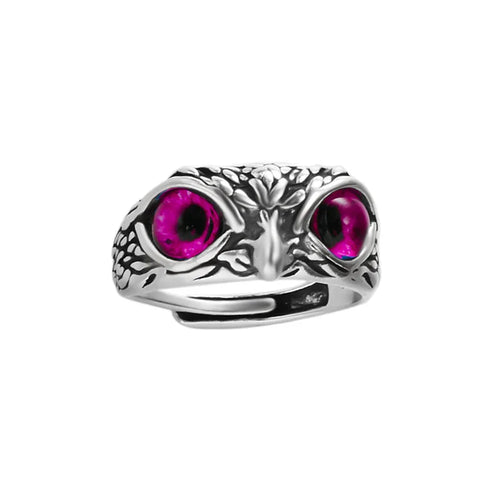 Opening Adjustable Ring Alloy Branch Owl Ring Fashion Jewelry Female