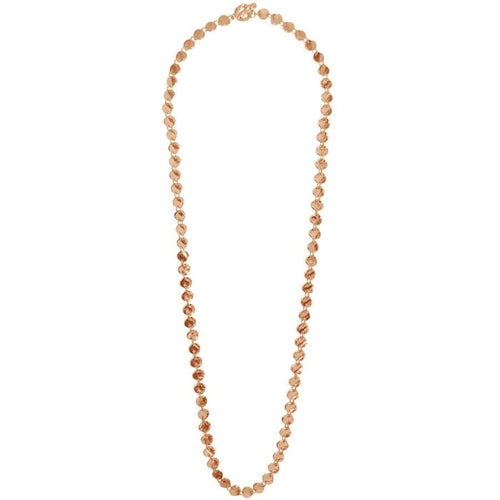 Mini coin long chain necklace