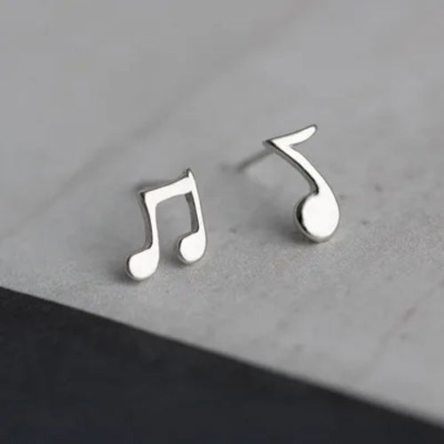 Silver Plated Creative Ear Hole Earrings for Women Prevent Korean