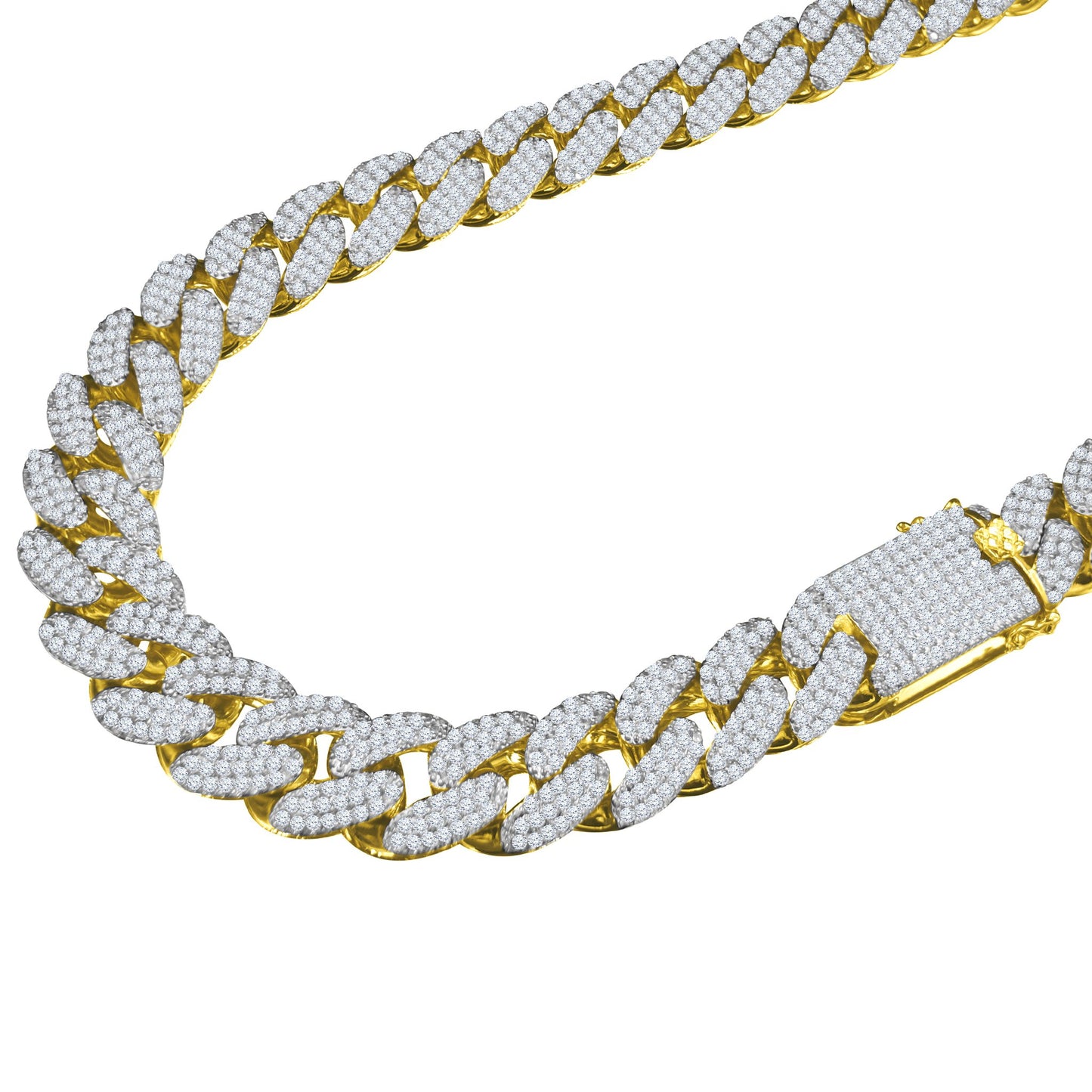 STALLION Gold 18MM CZ Cuban Chain | 961552